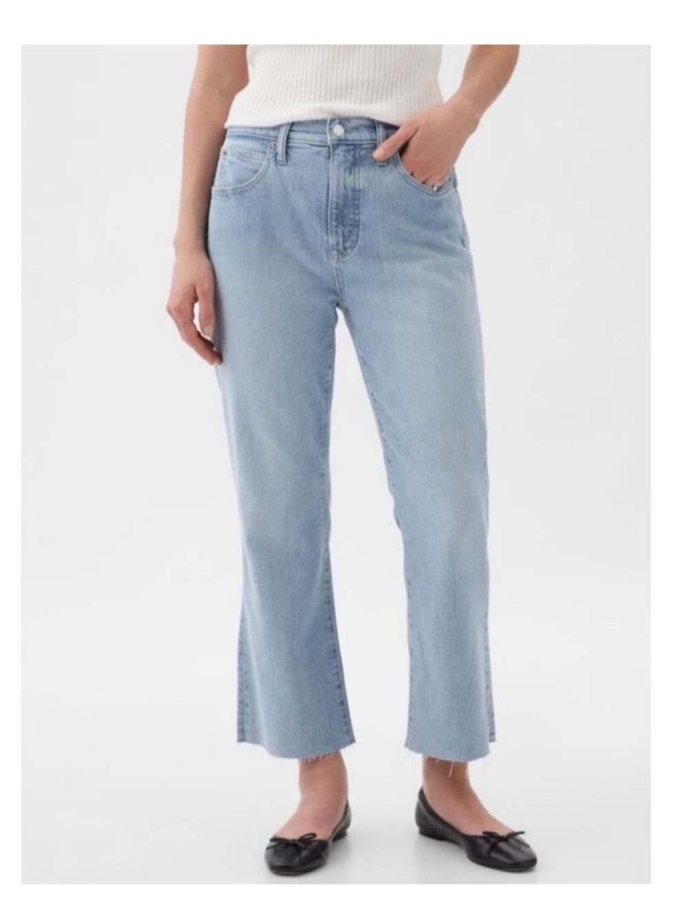 GAP Kick Fit  Light Wash Blue Denim Jeans 2/26 Women’s